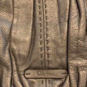 Pewter Cole Haan leather bag